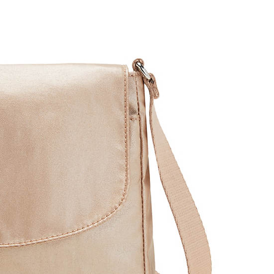 Kipling Tamia Metallic Crossbody Väska Guld | SE 1981LI